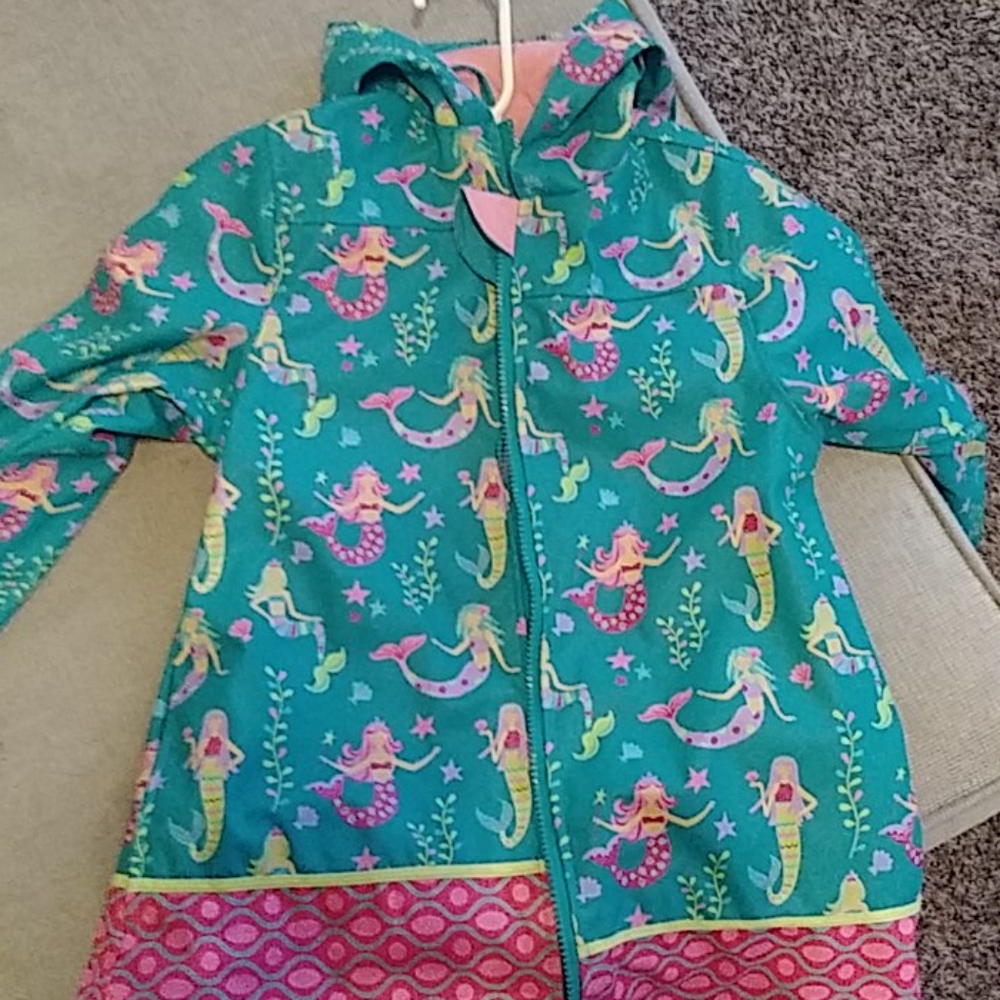 Rain coat with matching umbrella